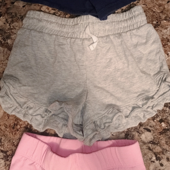 Kids Pink, Gray, and Navy Shorts Set - Picture 4 of 4
